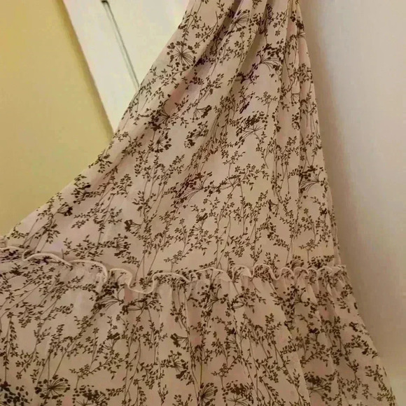 Boux avenue size small pink and  brown floral nightie - Picture 2 of 5